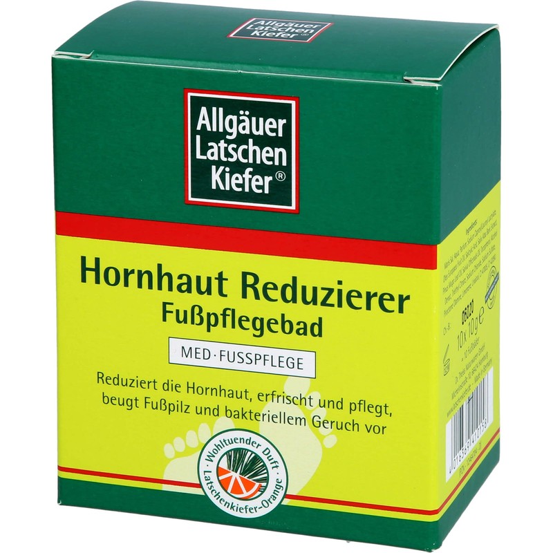 Allgäuer Mountain Pine Callus Reducer Foot Care Bath, 10