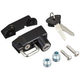 Kijima HDC-05004 Motorcycle Motorcycle Parts Helmet Lock, Black Scrambler '15y~
