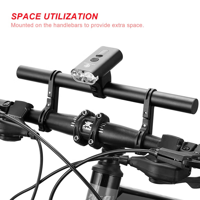 Bicycle Handlebar Extension, DEANKEJI 30 cm Bicycle Handlebar Stem, Aluminium