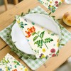 40PCS Wildflower Napkins Floral Napkin Flower Butterfly Napkins Tea Party