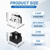 QUARKZMAN 1 Set PTC Fridge Start Relay 12 Ohm 3
