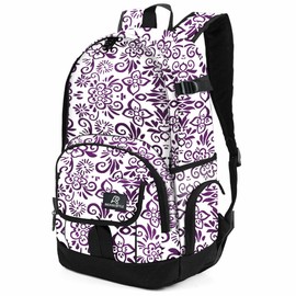 rickyh style School Backpack Travel Bag for Men & Women Lightweight College Back Pack with Laptop Compartmen