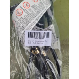 Unbranded Brand New 1ft Extension Cord 3 Pack Black 3 Prong