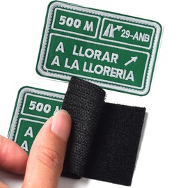 AXEN A Liorar A La Lioreria Patches, Style 2, Pack of 2