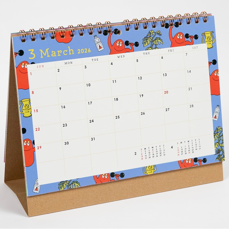 Greeting Life 2026 Calendar Barba Papa Tabletop C-1680-BB