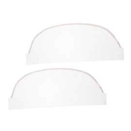 OHPHCALL 2pcs Frontal Wig Lace Net Soft Durable Lace Accessories for Frontal Wig Deep Brown Color Breathable Design for Comfortable Wear for Making