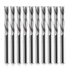 Trvoxviq Compression CNC Spiral Router Bits 10PCS, 2 Flutes 5/32''