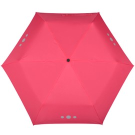 Doppler Havana Kids Reflex Children's Pocket Umbrella, Pink, Super-mini children's umbrella with reflective surfaces