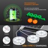 Puck Lights with Remote Control,1000mAh Rechargeable Under Cabinet Lighting,LED Closet