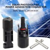 JUTOSU Solar Panel Cable Connector MC4 Connector Male / Female