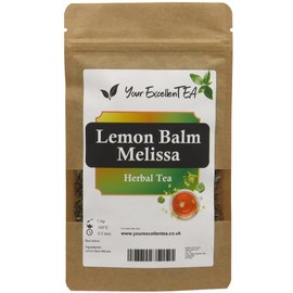 Your ExcellenTEA - Melissa Lemon Balm Herbal Tea Loose Leaf Caffeine Free Herbal Leaves 100g