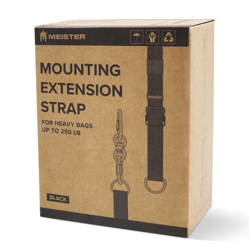 Meister Mounting Extension Strap w/Swivel & Carabiners for Hanging Heavy