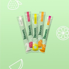 Bloom Nutrition Greens & Superfoods Powder (5 Sticks)-  Digestion, Gut Health, Bloating Relief, Spirulina & Chlorella with Probiotics & Antioxidants, Travel Size:_Strawberry Kiwi