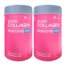 Nutri Ever Collagen Time Biotin 30 packets (2 packs) / 뉴트리 에버콜라겐 타임 비오틴 30포 2통