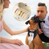 Locmeo 3 Pcs Dog Wedding Collar Outfit Include Dog Tuxedo