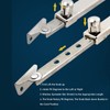 Casement Window Stay, Stainless Steel Security Window Latches Adjustable Telescoping