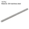 sourcing map Fully Threaded Rod M3 x 50 mm 304