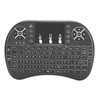 Mini Wireless Keyboard Backlit Black 2.4G RF 10-Meter Working Distance
