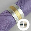 Pocoxll 6 Pcs Napkin Rings,Elegant Table Decor Accessories,Suitable for Table