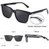 CARFIA Acetate Polarized Sunglasses for Women Small Face - AntiGlare