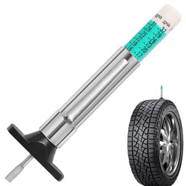 Tire Tread Depth Gauge Tool | Professional Tire Depth Gauge - Color-Coded Accurate Measurement Tread Depth Gauge for Enhanced Vehicle Safety