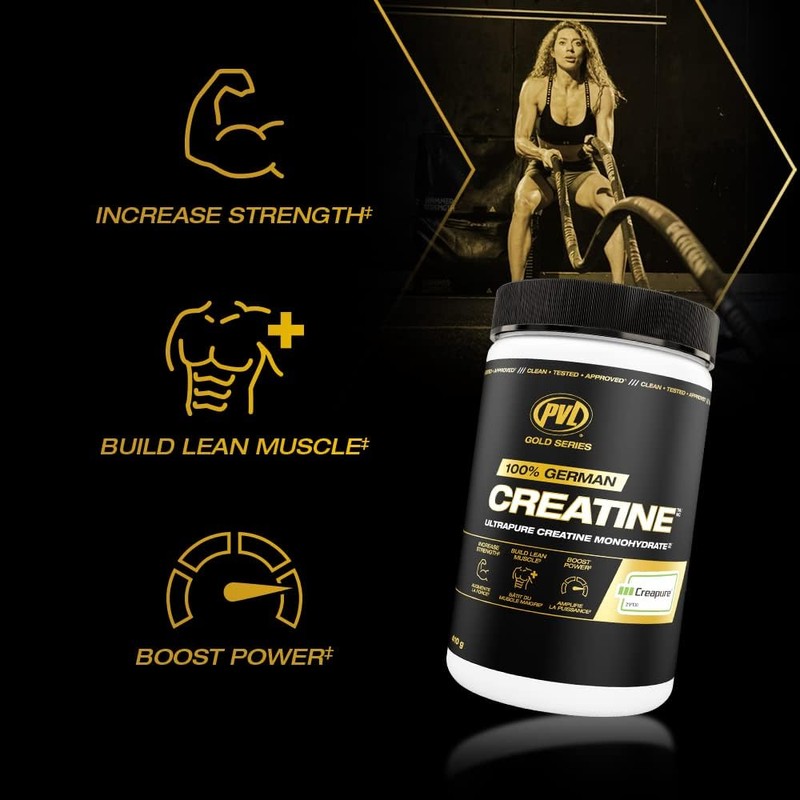 PVL Creapure Creatine - 100% Pure German Creatine monohydrate Powder