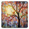 Color Tree of Life Square Coaster Set - Made of