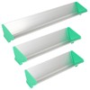 3 Pcs Dual Edge Aluminum Emulsion Scoop Coater for Silk