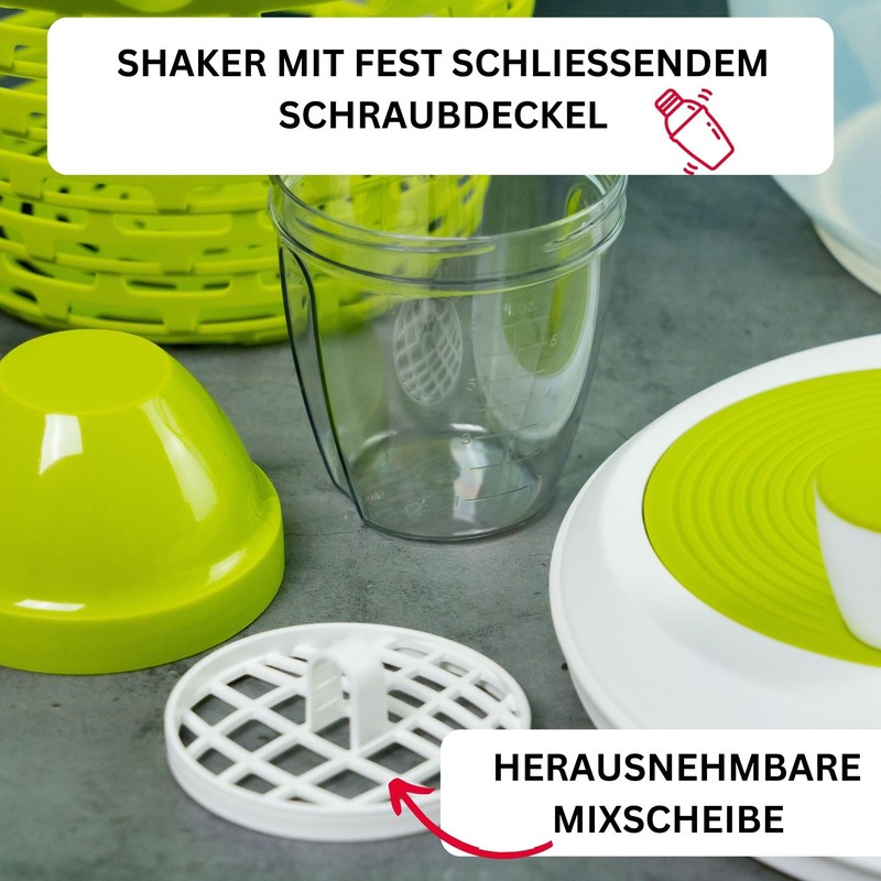 Westmark Salad set: 1 salad spinner, 4.4 litres + 1