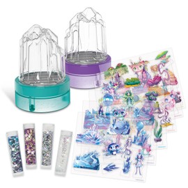 Toynamics Europe NEB11304 Nebulous Stars 11304 Crystal Snow Globes Craft Set, Blue|Grey