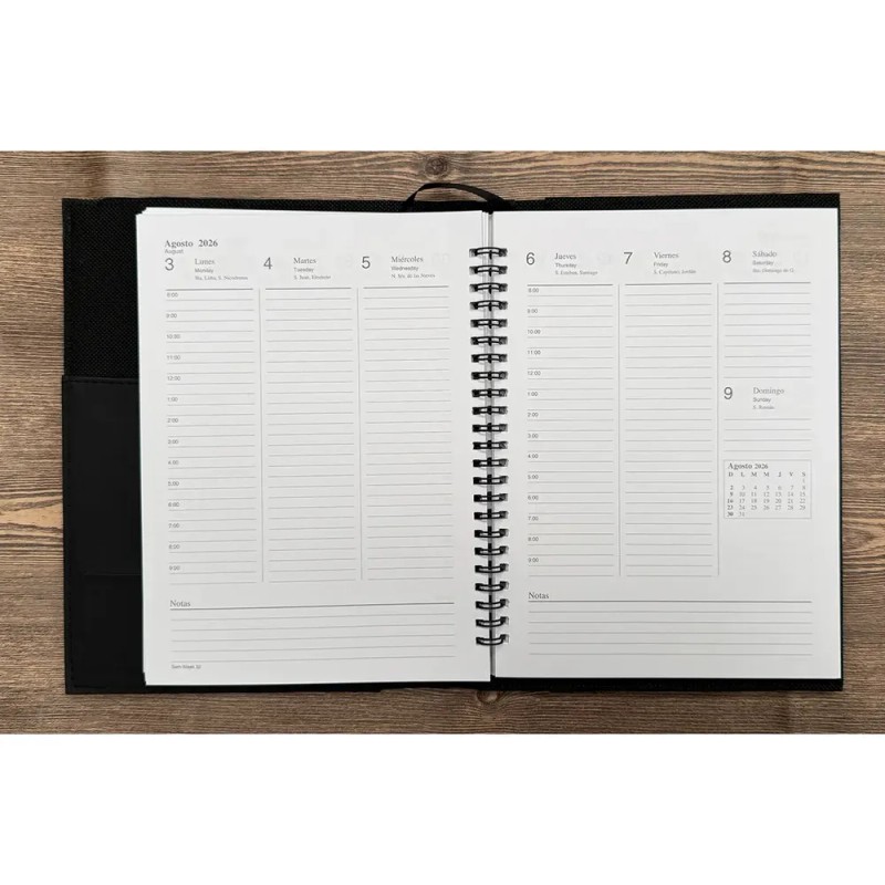 Agenda 2026 Semanal Personalizada Con Nombre