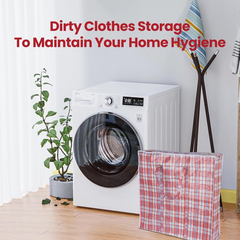NUTTDOO Laundry and Storage Bag,5 Pack Strong Extra Large Storage