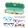 JAVOedge [3 PACK], Dogs Pattern Medium Size Hard Eyeglass Storage