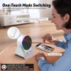 Universal 4-in-1 Wireless Induction Speaker with RGB Light & Phone