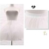 WOWBRIDAL Women's Petticoat 50s 4 Levels Hoopless Short Length Tulle