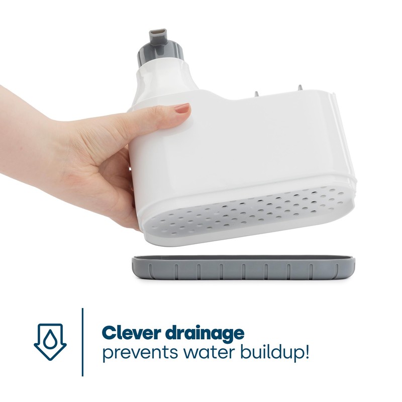 LIVIVO 2-in-1 Sink Caddy and Foam Soap Dispenser, Kitchen and