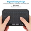 2.4Ghz Mini Wireless Keyboard With Touchpad, Whole Panel Multi touch