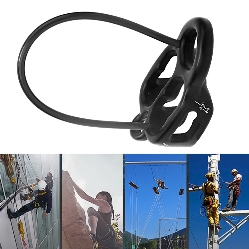 Outdoor Rappel ATC Guide Belaying Device Descender for Rock Climbing