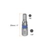 sourcing map Pack of 8 H4 Hexagonal Screwdriver Bit 4