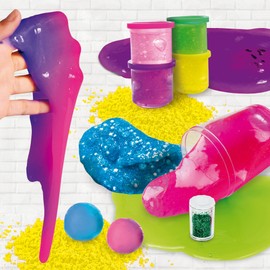 LISCIANI - WOOZLE GOOZLE Das Schleimlabor - Wissenschaftliches Experimentierkit für Kinder ab 6 jahren - Lustiges Labor - Stelle 20 verschiedene Schleimarten her - Experimente für Kinder