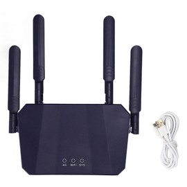 4G LTE Wireless Router Professional High Speed 300Mbps Mobile WiFi Hotspot with SIM Card Slot for Home Office 100‑240V UK Plug