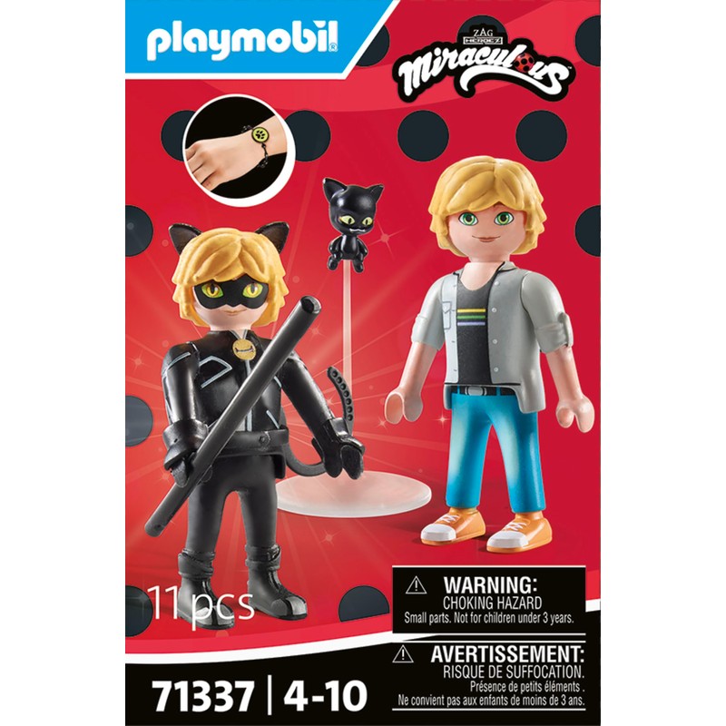 Playmobil 71337 Miraculous: Adrien & Cat Noir