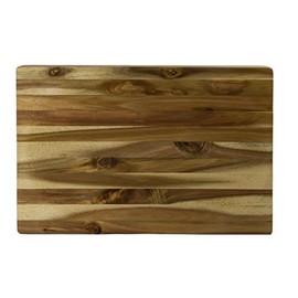 Architec Concave Acacia Carving Board, Gripperwood Collection with Non-slip Gripper Feet, 13 by 19-Inches