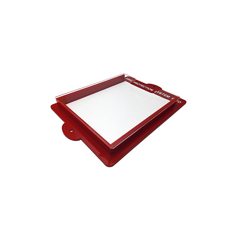 "HVAC System Info" Documents Box - 14" x 11" Red