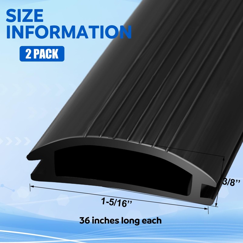 Sacubee 2 Pcs 36 Inch Vinyl Replacement Insert for Adjustable