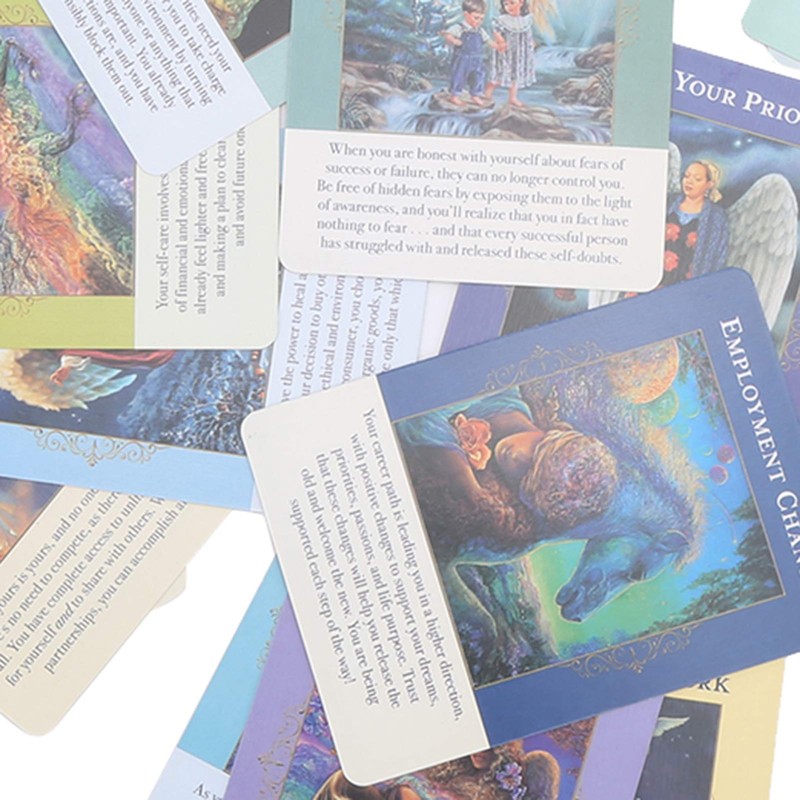bouti1583 Angels of Abundance Oracle Cards 44 Cards Exquisite Light
