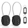 Wire Rope Lock, 2 Pcs Mini Code Lock, Wire Rope