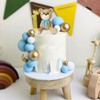 33 decoraciones para tartas de oso con estrellas, nubes, decoraciones