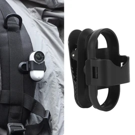 Plyisty Backpack Clip Holder for Insta 360 GO 3S Accessories, Protective Fixed Hat Brim Clip Holder, Multiple Angles, Quick Vertical Mount