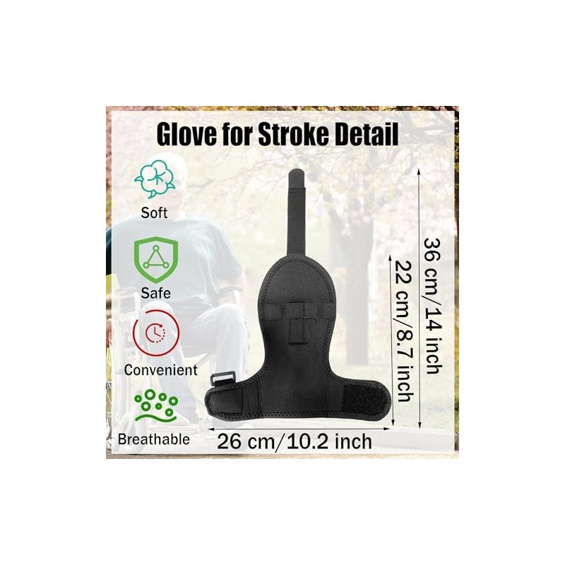 Guantes para ejercitadores de mano de accidente cerebrovascular, accesorios de